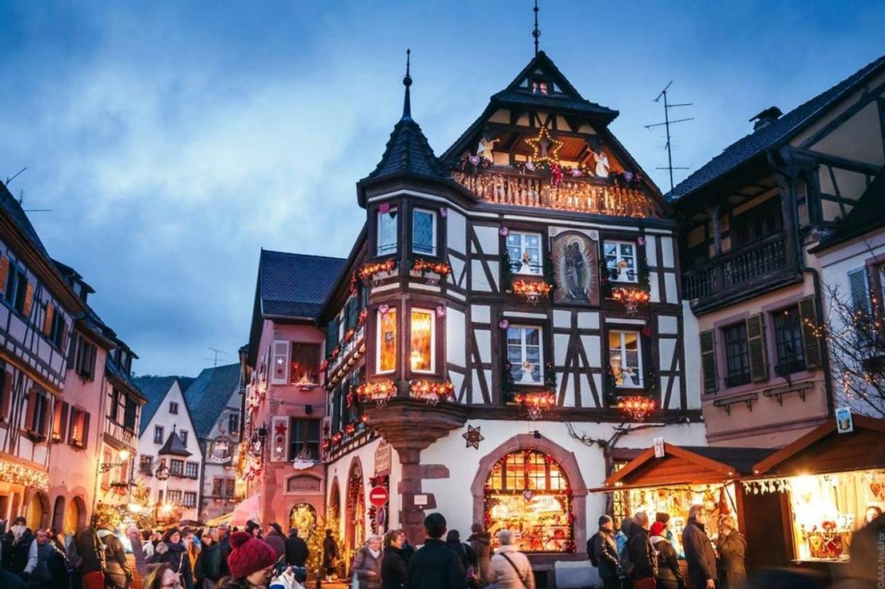 Au Bon Vieux Port Maison De Vacances Alsacienne A 10Mn De Ribeauville, Riquewihr Et Kaysersberg Sélestat Esterno foto